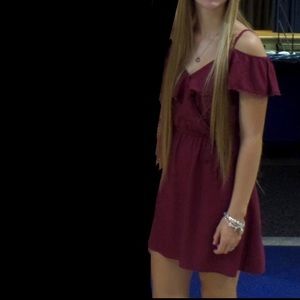 Maroon Dress